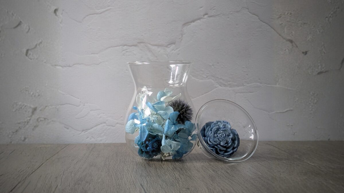 Aroma Bloom Diffuser《Blue Moment》アロマポット - 画像 (2)