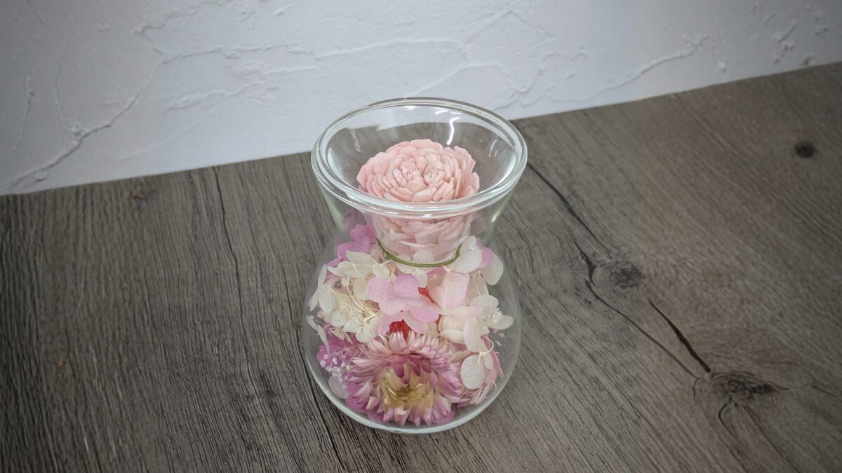 Aroma Bloom Diffuser《Pink Wish》アロマポット - 画像 (4)